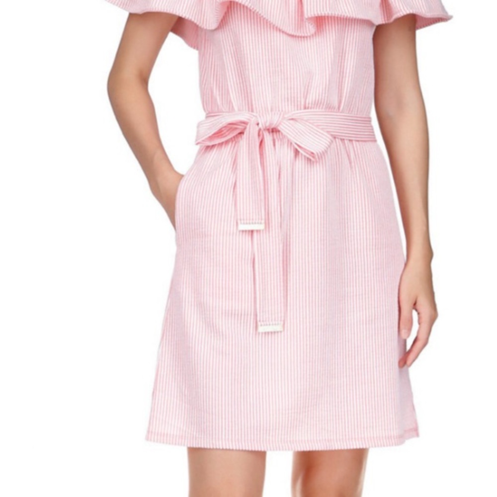 New Michael Kors ruffle barbie pink dress new NWT